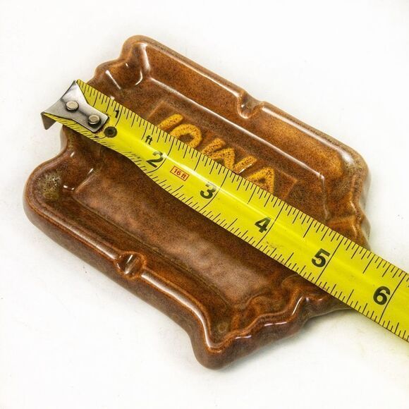 Vintage Novelty Iowa Ceramic Ashtray with Unique History - Picture 3 of 7